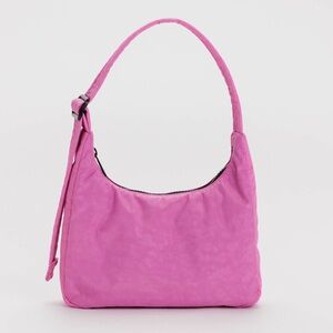 NWT BAGGU EXTRA PINK Mini Nylon Shoulder Bag